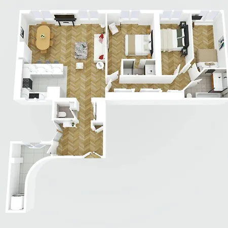Brand New 3 Bedrooms Facing Madeleine St Honoré * Paris